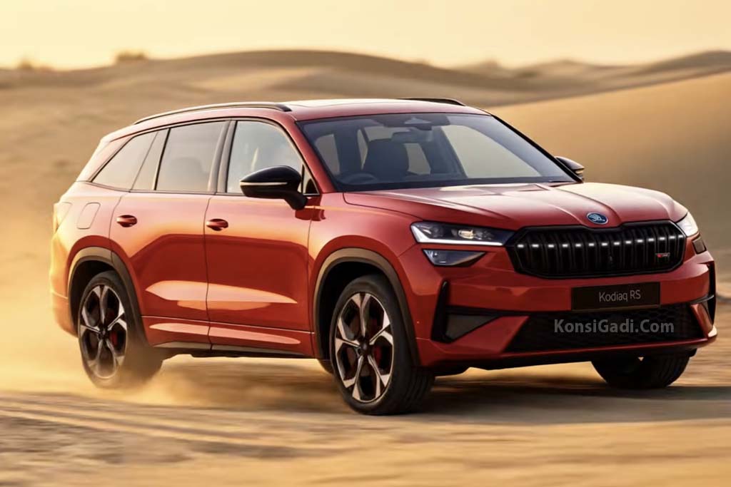 Skoda Kodiaq RS (Rally Sport) Ready to Launch in India 2026 - Skoda